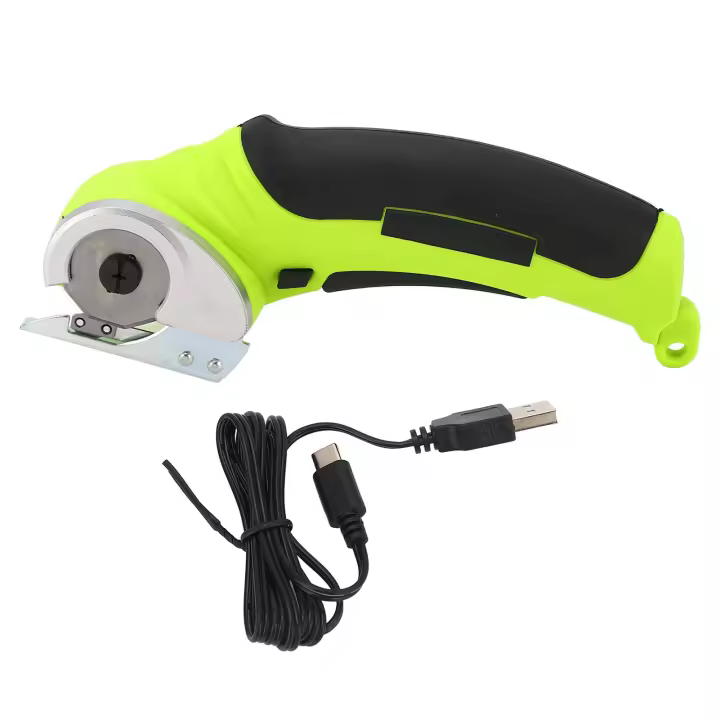 Tijeras Eléctricas Sin Cable 4.2V Recargable USB Para Cortar Tela Y Algodón RPM 240 Herramienta Recargable Para Alfombra Espuma - 1