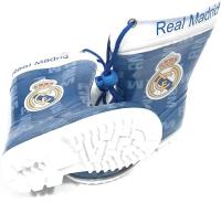 Arditex - Botas de agua Real Madrid en color Azul y Blanco con logo. Suela antideslizante. Tallaje amplio - details 2