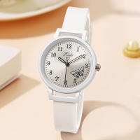 Reloj De Pulsera Para Mujer Con Correa De Silicona Reloj De Cuarzo Estilo Casual Con Marcadores Arábigos Material De Aleación Y Vidrio Regalo Ideal - details 5