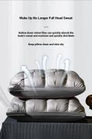 Almohada De Sueño Cómoda 5 Estrellas Hotel Almohada Tridimensional Suave Lavable Color Sólido Soporte Cervical Para Viajes Y Hogar - details 0