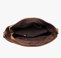 Bolso Hombre Mujer DIDABEAR De Cuero Gran Capacidad Estilo Vintage Casual Bolso De Mano Bolsa De Moda Con Solapa - details 3