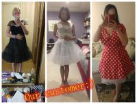 Free Short Organza Petticoat Crinoline Para Vestidos De Boda Vintage Y Rockabilly underneath El Tutú De Halloween Material Lycra Origin Mainland China - details 22
