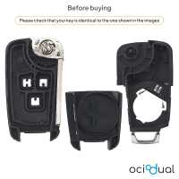 Ociodual Carcasa Llave de Mando 3 Botones hueco de logo para Opel Astra Insignia Zafira, Funda Rígida Shell Case Cover - details 5