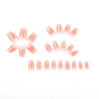 24PCS Uñas Postizas Cortas En Estilo Francés Uñas De Artesanía Pequeñas Y Frescas Para Parejas Salidas Al Aire Libre Y Fiestas De Potluck - details 2