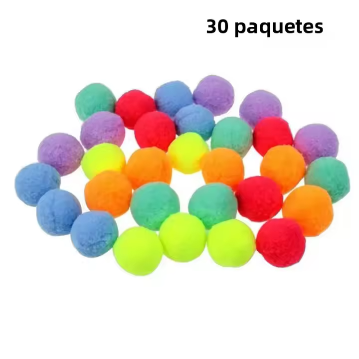 Pistola De Juguete Para Mascotas Con Bolas De Peluche Y Ping Pong Autoalivio Para Gatos Y Perros Juguete Interactivo Para Estimular El Interés De Caza - 1