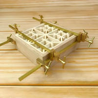 2Pcs Abrazadera De Madera Japonesa Para Trabajos De Carpintería Con Cuerpo Paralelo Y Punta De Latón Clip Auxiliar Para Posicionamiento De Tablas - details 5