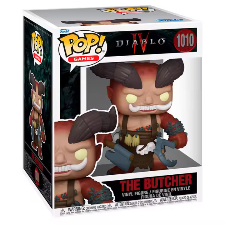 Figura Pop Super Diablo Iv The Butcher-Figura de Vinilo Coleccionable - Idea de Regalo- Mercancia Oficial - Juguetes para Niños y Adultos - Movies Fans - Muñeco para Coleccionistas y Exposición - 1