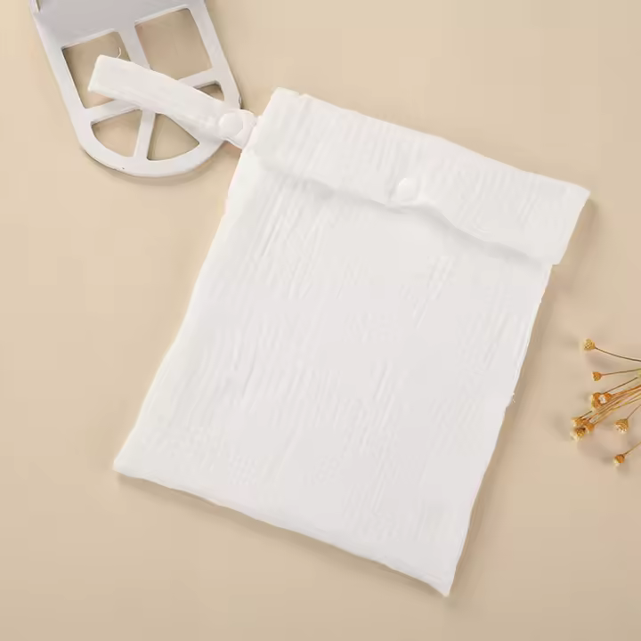 Bolsa De Diapos Para Bebé De Algodón Orgánico Impreso Doble Capa Multifuncional Bolsa De Mano Para Mamá Bolsa Colgante Para Botella De Bebé - 1