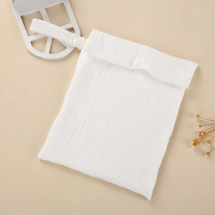 Bolsa De Diapos Para Bebé De Algodón Orgánico Impreso Doble Capa Multifuncional Bolsa De Mano Para Mamá Bolsa Colgante Para Botella De Bebé - 1