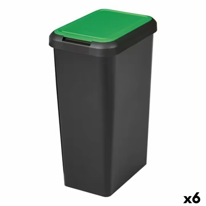 Cubo de Basura para Reciclaje Tontarelli IN7309 (6 Unidades) (29,2 x 39,2 x 59,6 cm) - 1