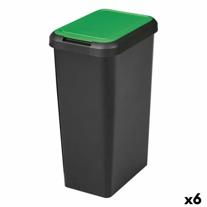 Cubo de Basura para Reciclaje Tontarelli IN7309 (6 Unidades) (29,2 x 39,2 x 59,6 cm) - 1