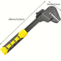 Llave De Mano Ajustable Multifuncional Para Reparación De Tubos Herramienta Manual De Acero Inoxidable Con Gran Abertura Para Plomería - details 6