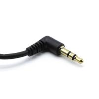 Banner - Cable alargador Jack 3.5 mm acodado dorado