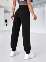 Pantalones De Yoga Fitness Para Mujer High Waisted Compresión Pantalones Anzuelo Largo Hasta El Tobillo Deporte Feminino - details 1