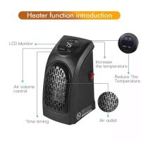 Mini calefactor eléctrico para el hogar, calentador portátil de escritorio con mando, calentador 400w de pared, radiador de estufa, máquina para el invierno - details 1