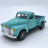 Mini Camión Rojo Clásico 11cm Juguete De Colección Vehículo De Acción Con Retroceso Aleación De Metal Regalo De Navidad Para Niños - details 6