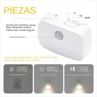 Lámpara Nocturna LED Con Sensor De Movimiento EU Plug Para Decoración De Habitaciones De Niños Pasillo Escaleras WC Lámpara Nocturna Para El Lado Del Cama - details 8