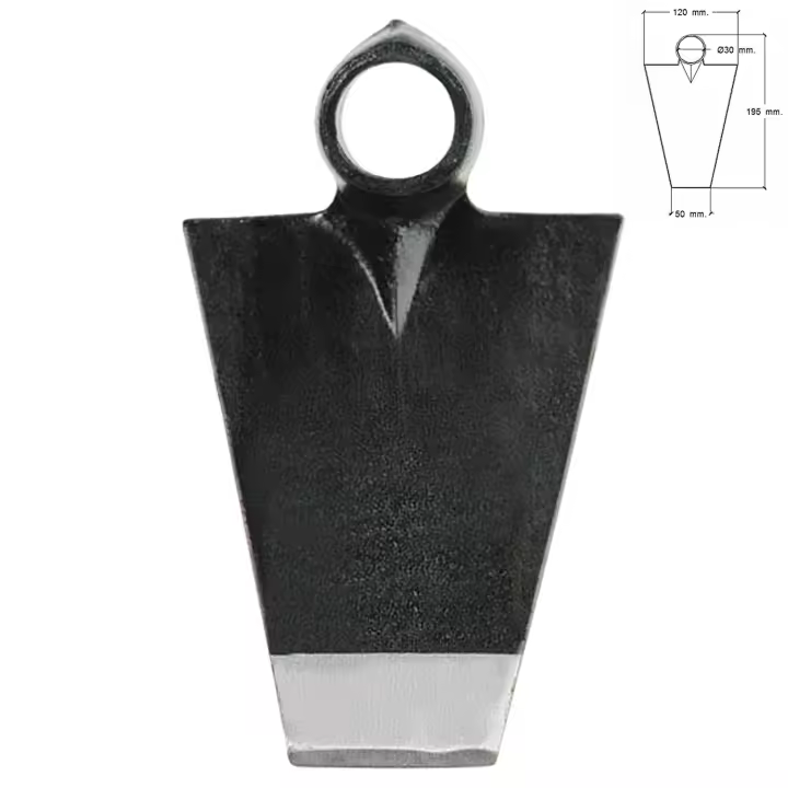Wolfpack Azada Forjada 293/450 Gramos Sin Mango para Agricultura y Jardinería - 1
