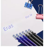 Set De 57 Bolígrafos De Gel Erasables 0.5mm Recargables Negros Y Azules Tinta Lavable Para Escuela Y Oficina Suministros De Papelería - details 5