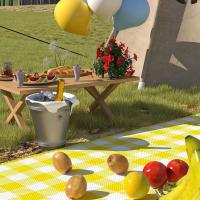 Manta De Playa Impermeable Y Gruesa Para Camping Y Picnics Tapete De Suelo Para Acampar Y Carpas Protector De Hierba - details 5