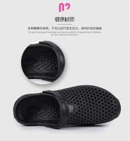 Zapatillas De Taconete Bajo Para Hombre Sandalias De Cierre Inyectado EVA Zapatos De Jardín Y Playa Para Verano Couplet - details 7