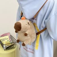 Mochila De Peluche Capybara Kawaii Moda Muñeco Peluche Bolsa De Hombro Para Niños Bolsa Miniatura Regalo Para Novia - details 27