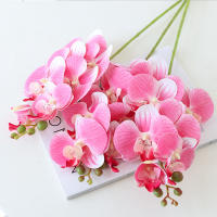 1PC Orquídea De Mariposa De Simulación Decoración De Hogar Lujo Arreglo Floral Para Boda Y Fiestas Interior - details 4