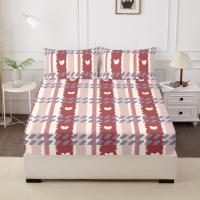 Set De Sábanas Y Fundas Para Almohadas Tamaño Reina Tema Del Amor Impresión Agradable Al Tacto Amigable Con La Piel Para Todas Las Estaciones - details 3