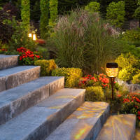 Aktive - Set 2 balizas solares LED 5-10 lúmenes, emiten luz cálida, proyección decorativa, sin cables, autonomía hasta 8 horas, resistentes al agua (IP24), iluminación para terrazas y jardines - details 7