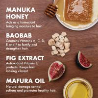 Shea Moisture Champú Hidratación Intensiva con Miel de Manuka y Aceite de Mafura 384 ml – Nutrición Profunda para Cabello Seco y Dañado - details 3