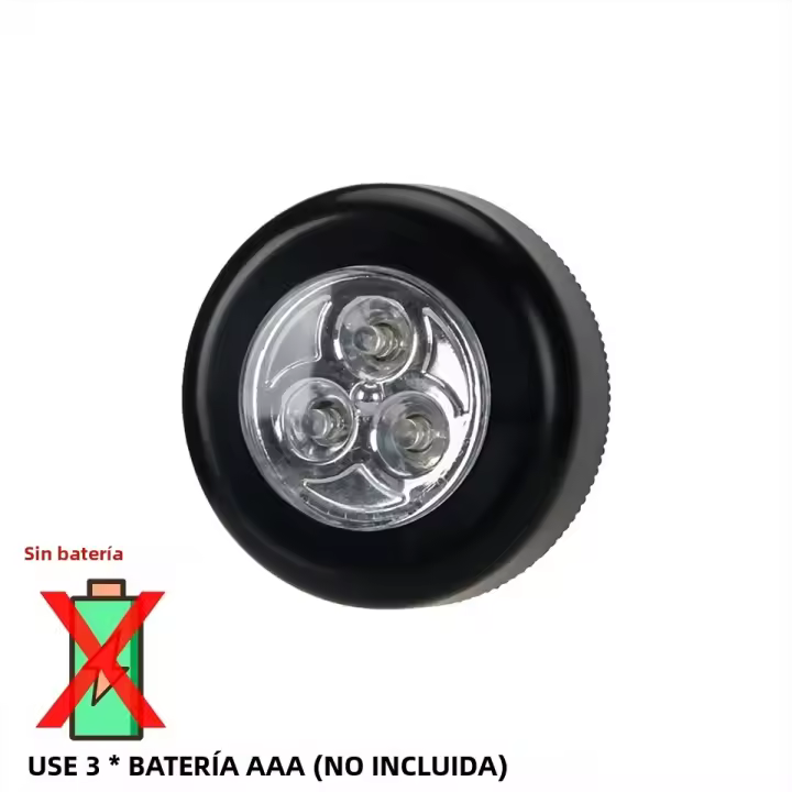 Lámpara De Noche LED Para Dormitorio Y Armario Control Táctil Luz Sin Cable Con Pilas AAA Decoración Interior Para Armario - 1