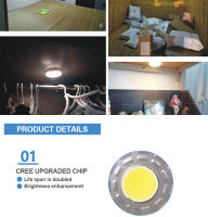 Luz Nocturna LED COB Táctil Para Gabinete 1/2/3/5 LEDs Luz De Pared Inalámbrica Para Armario Y Cajón Para Dormitorio Y Cocina - details 4
