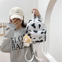 Mochila De Cuadros Divertida Para Mujer Mini Mochila De Moda Casual Bolsa De Mano Para Viaje Tamaño Compacto Material Polyester - details 0