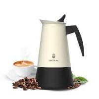 Cecotec 100 Piccolina 400 Beige Cafetera italiana fabricada en acero inoxidable de alta calidad ideal para 4 tazas de café. capacidad de 200ml. - details 0