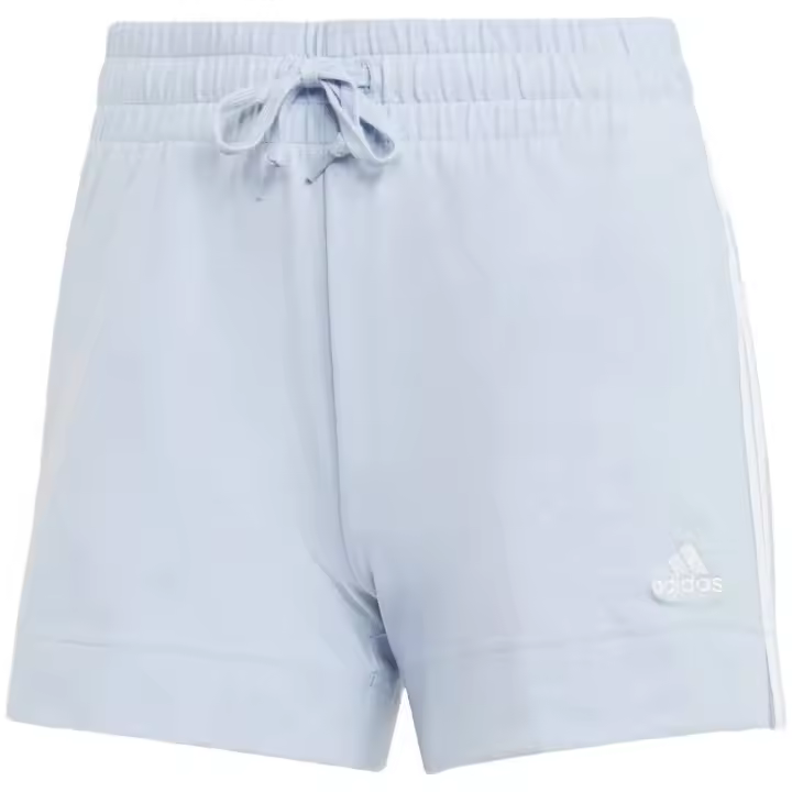 Pantalon Corto Adidas Essentials Slim 3-Stripes para mujer en color morado - 1