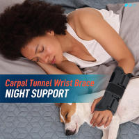 Mordaza De Muñeca Ajustable Para Tunnel Carpal Soporte Nocturno Con Splints Para Mano Derecha Soporte De Mano Para Artritis Y Tendinitis - details 10
