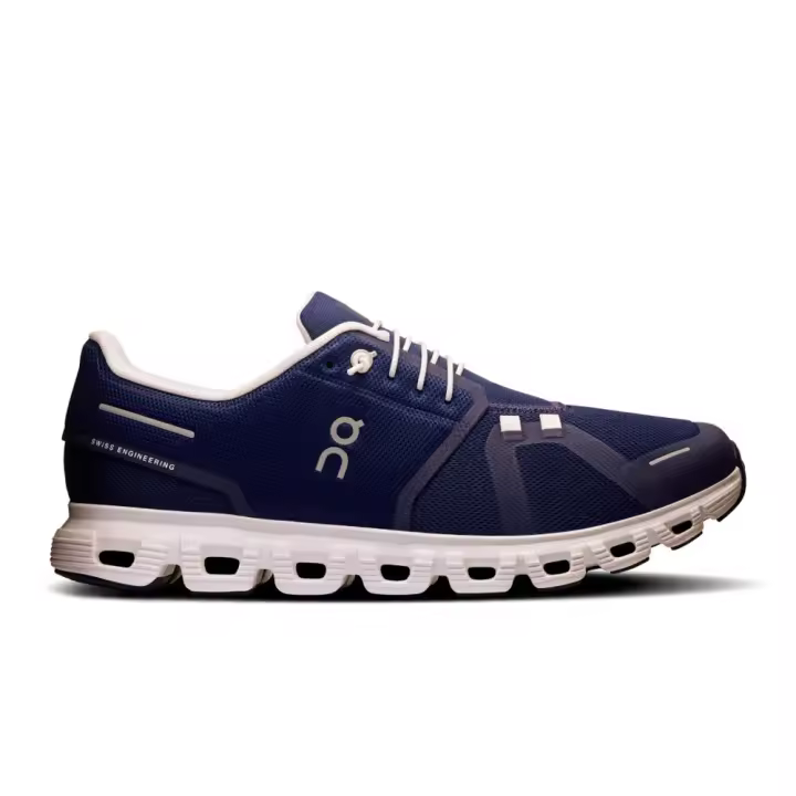 Zapatillas Azules On Running Cloud 6 Midnight White Cómodas y Ligeras - 1
