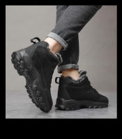 Botas De Nieve Para Hombre Botines De Invierno Deportivas Ligeros Suela EVA Material De Suela De Poliéster Suela De Faux Suede - details 12