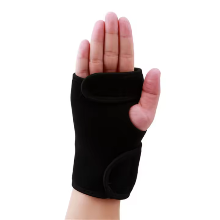 Soporte De Muñeca Para Esfuerzos Y Artritis Cinta De Compresión Con Placa De Acero Negro Para Tunnel Carpal Y Dolor De Dedo Herramienta De Compresión De Mano - 1