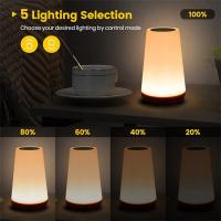 Lámpara De Noche USB Recargable RGB Táctil Con Control Remoto 13 Colores Ajustable Para Dormitorio Y Lectura Lámpara Pequeña Portátil - details 2