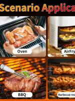 Termómetro De Carne Para Parrilla Y BBQ Recargable Inteligente Bluetooth Con Probing Impermeable Y Rango De 800FT Longitud De Cable De 500FT - details 6