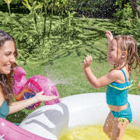Piscina unicornio hinchable intex con pulverizador - details 2