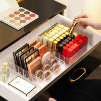 Caja De Almacenamiento Para Maquillaje Y Cosméticos En Plástico Transparente Organizador De Labiales Y Perfumes Con 7 Compartimentos - details 5