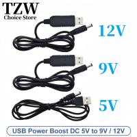 TZW Módulo De Potencia USB Boost Line DC 5V a DC 9V / 12V Adaptador Convertidor Cable Plug 2.1x5.5mm Para Electrónica - details 0
