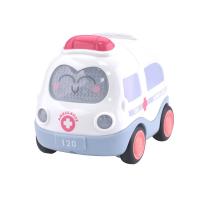 Mini Coche De Dibujos Animados Juguetes Plásticos Modelo Con Retroceso Regalo Educativo Para Niños Y Niñas Camión De Incendio Taxi - details 6