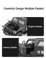Coche De Juguetes Dongfeng Warrior 1/32 Modelo De Aleación Diecast SUV Coche De Policía Con Sonido Luz Pull Back Cuerpo De Metal Neumáticos De Goma Regalos Para Niños - details 10