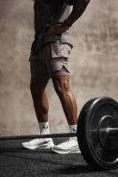 Shorts Deportivos Para Hombre 2 En 1 Running Bottoms De Playa Fitness Entrenamiento Verano Shorts De Correr - details 2