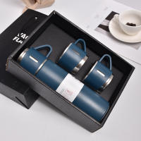 Botella Termo Aislada De Acero Inoxidable 500ML Set De Regalo Estilo Negocios Para Oficina Taza De Café Portátil Frascos Carafas - details 6