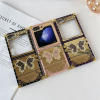 Funda Cuadrada Lujosa Con Diamantes Y Mariposa Para Samsung Galaxy Z Flip 6 5 4 3 Flip6 Flip5 Flip4 Flip3 5G Con Soporte Y Estuche - details 0