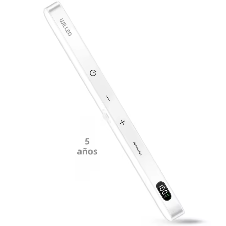 Luces De Noche LED Recargable WILLED Con Sensor De Movimiento Barra Táctil Iluminación De Armario Wireless Incluye Batería - 1